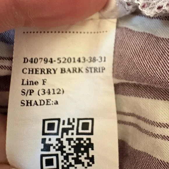 Two-Pack Long-Sleeve Shirt Dress Sz S Black & Sz SP Cherry Bark Stripe EUC! - Picture 11 of 14